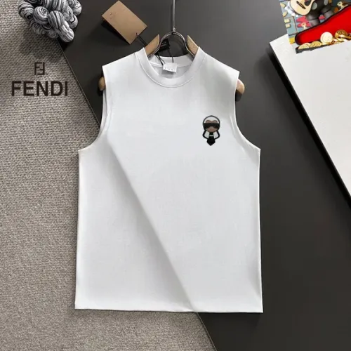 Wholesale Fendi T-Shirts Sleeveless For Unisex #1457616 $25.00 USD, Wholesale Quality Replica Fendi T-Shirts