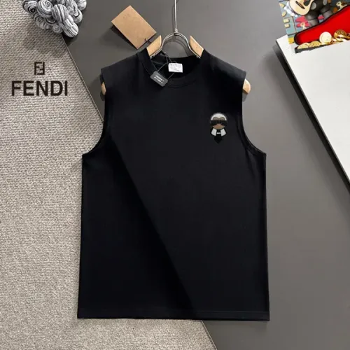 Wholesale Fendi T-Shirts Sleeveless For Unisex #1457619 $25.00 USD, Wholesale Quality Replica Fendi T-Shirts