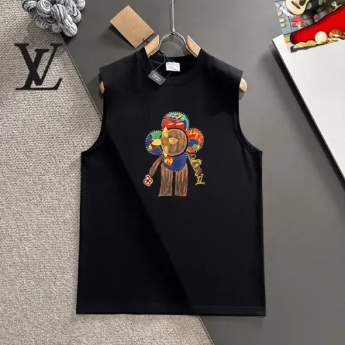Wholesale Louis Vuitton LV T-Shirts Sleeveless For Unisex #1457623 $25.00 USD, Wholesale Quality Replica Louis Vuitton LV T-Shirts