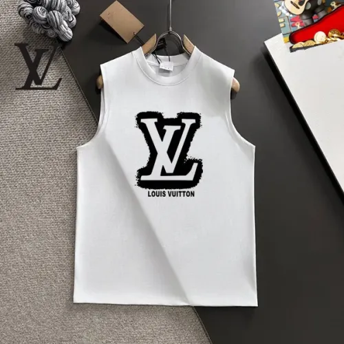 Wholesale Louis Vuitton LV T-Shirts Sleeveless For Unisex #1457626 $25.00 USD, Wholesale Quality Replica Louis Vuitton LV T-Shirts