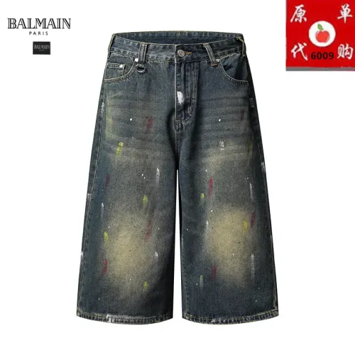 Wholesale Balmain Jeans For Men #1457726 $45.00 USD, Wholesale Quality Replica Balmain Jeans