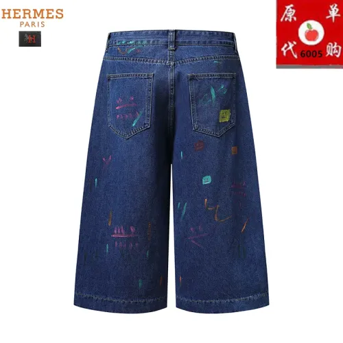 Replica Hermes Jeans For Men #1457745 $45.00 USD for Wholesale