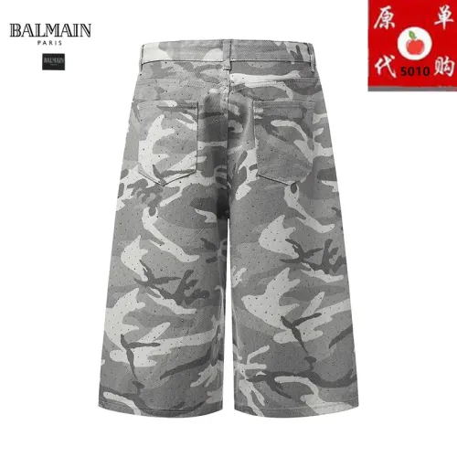Replica Balmain Jeans For Men #1457750 $45.00 USD for Wholesale