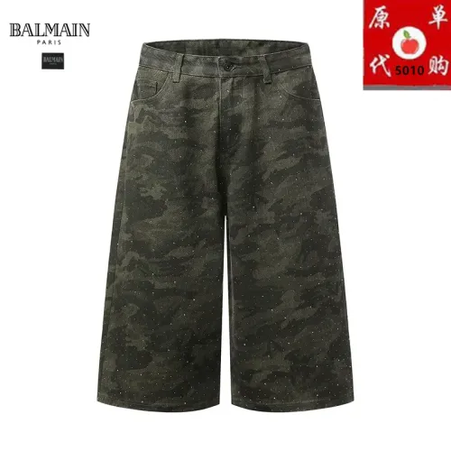 Wholesale Balmain Jeans For Men #1457751 $45.00 USD, Wholesale Quality Replica Balmain Jeans