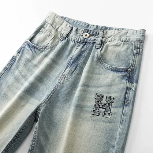 Replica Hermes Jeans For Men #1457818 $48.00 USD for Wholesale