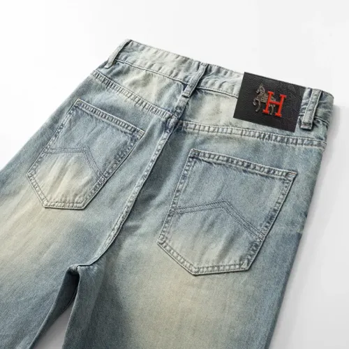 Replica Hermes Jeans For Men #1457818 $48.00 USD for Wholesale
