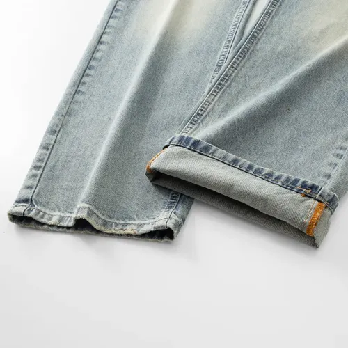 Replica Hermes Jeans For Men #1457818 $48.00 USD for Wholesale