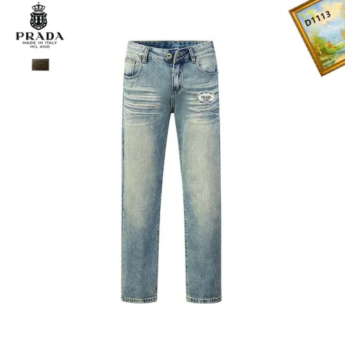 Wholesale Prada Jeans For Men #1457824 $48.00 USD, Wholesale Quality Replica Prada Jeans