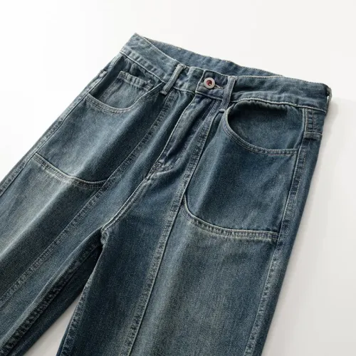Replica Balmain Jeans For Men #1457825 $48.00 USD for Wholesale