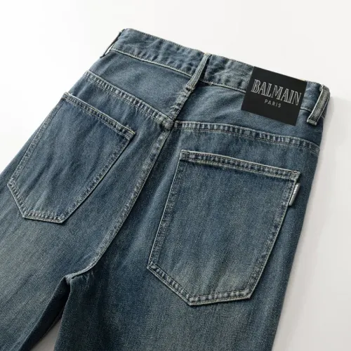 Replica Balmain Jeans For Men #1457825 $48.00 USD for Wholesale