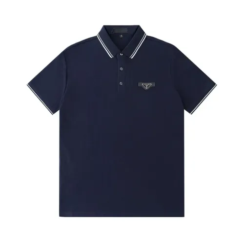 Wholesale Prada T-Shirts Short Sleeved For Men #1457835 $39.00 USD, Wholesale Quality Replica Prada T-Shirts