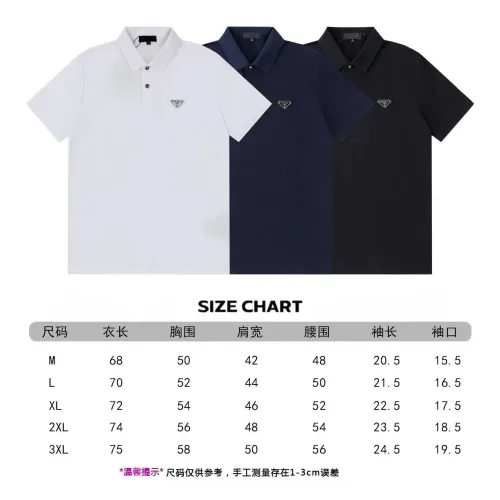 Replica Prada T-Shirts Short Sleeved For Men #1457837 $39.00 USD for Wholesale