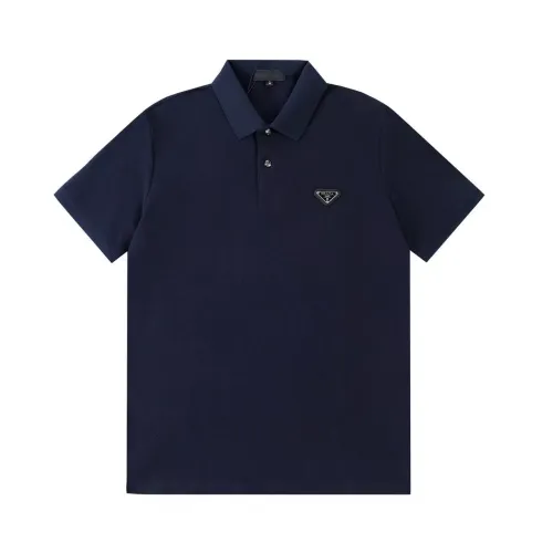 Wholesale Prada T-Shirts Short Sleeved For Men #1457838 $39.00 USD, Wholesale Quality Replica Prada T-Shirts