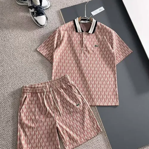 Wholesale Lacoste Tracksuits Short Sleeved For Men #1457842 $56.00 USD, Wholesale Quality Replica Lacoste Tracksuits