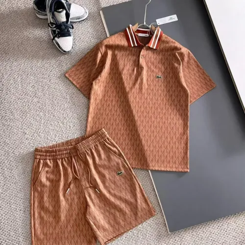 Wholesale Lacoste Tracksuits Short Sleeved For Men #1457845 $56.00 USD, Wholesale Quality Replica Lacoste Tracksuits