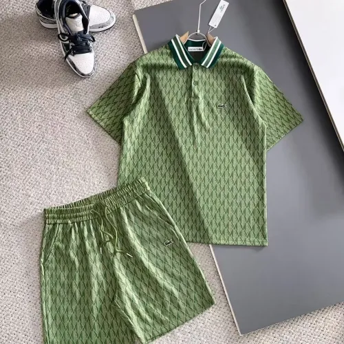 Wholesale Lacoste Tracksuits Short Sleeved For Men #1457858 $56.00 USD, Wholesale Quality Replica Lacoste Tracksuits
