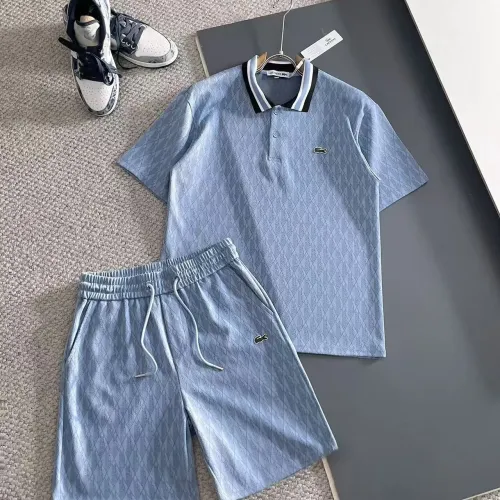 Wholesale Lacoste Tracksuits Short Sleeved For Men #1457859 $56.00 USD, Wholesale Quality Replica Lacoste Tracksuits