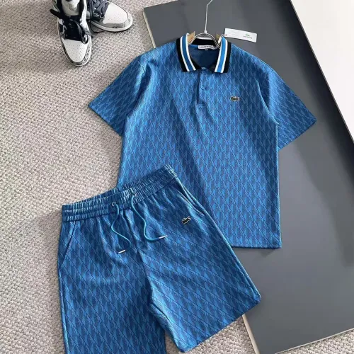Wholesale Lacoste Tracksuits Short Sleeved For Men #1457863 $56.00 USD, Wholesale Quality Replica Lacoste Tracksuits