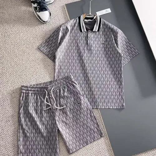 Wholesale Lacoste Tracksuits Short Sleeved For Men #1457866 $56.00 USD, Wholesale Quality Replica Lacoste Tracksuits