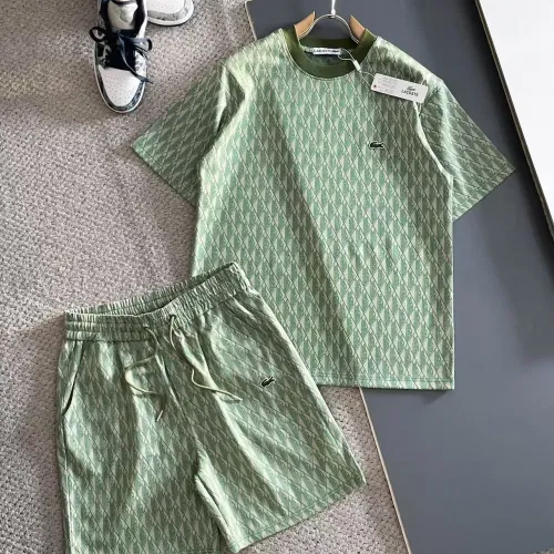 Wholesale Lacoste Tracksuits Short Sleeved For Men #1457867 $56.00 USD, Wholesale Quality Replica Lacoste Tracksuits