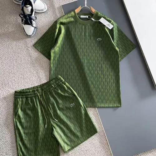 Wholesale Lacoste Tracksuits Short Sleeved For Men #1457868 $56.00 USD, Wholesale Quality Replica Lacoste Tracksuits