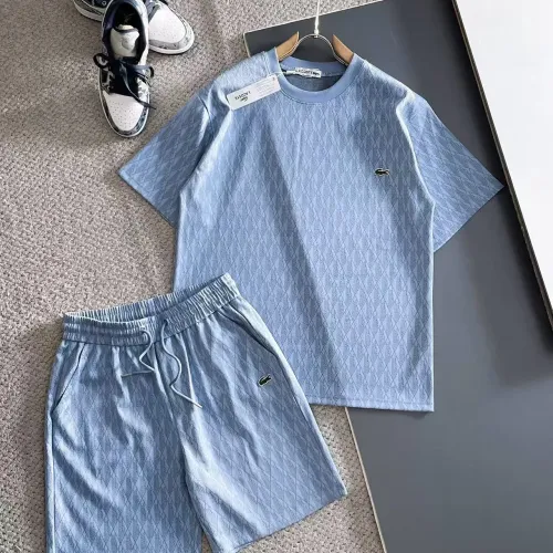 Wholesale Lacoste Tracksuits Short Sleeved For Men #1457869 $56.00 USD, Wholesale Quality Replica Lacoste Tracksuits