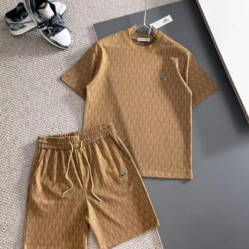 Wholesale Lacoste Tracksuits Short Sleeved For Men #1457872 $56.00 USD, Wholesale Quality Replica Lacoste Tracksuits