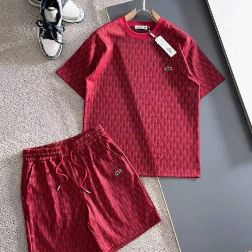 Wholesale Lacoste Tracksuits Short Sleeved For Men #1457873 $56.00 USD, Wholesale Quality Replica Lacoste Tracksuits