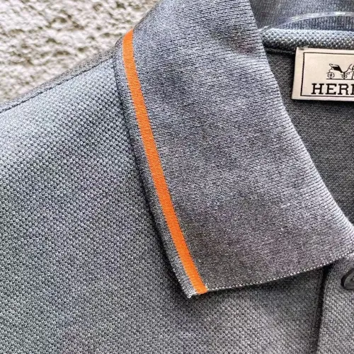 Replica Hermes T-Shirts Short Sleeved For Men #1457895 $42.00 USD for Wholesale
