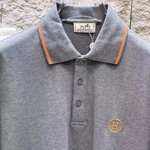Replica Hermes T-Shirts Short Sleeved For Men #1457895 $42.00 USD for Wholesale