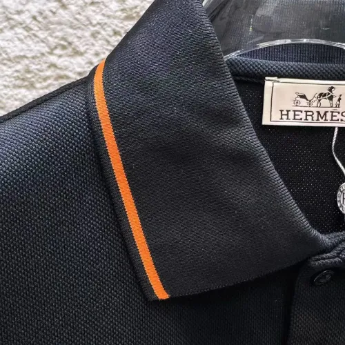 Replica Hermes T-Shirts Short Sleeved For Men #1457896 $42.00 USD for Wholesale