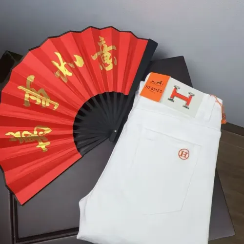 Replica Hermes Jeans For Men #1458027 $48.00 USD for Wholesale