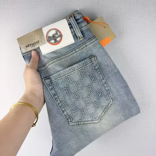 Wholesale Hermes Jeans For Men #1458028 $48.00 USD, Wholesale Quality Replica Hermes Jeans