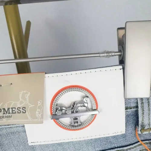 Replica Hermes Jeans For Men #1458028 $48.00 USD for Wholesale