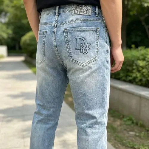 Replica Christian Dior Jeans For Men #1458035 $48.00 USD for Wholesale