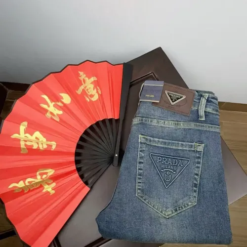 Replica Prada Jeans For Men #1458044 $48.00 USD for Wholesale