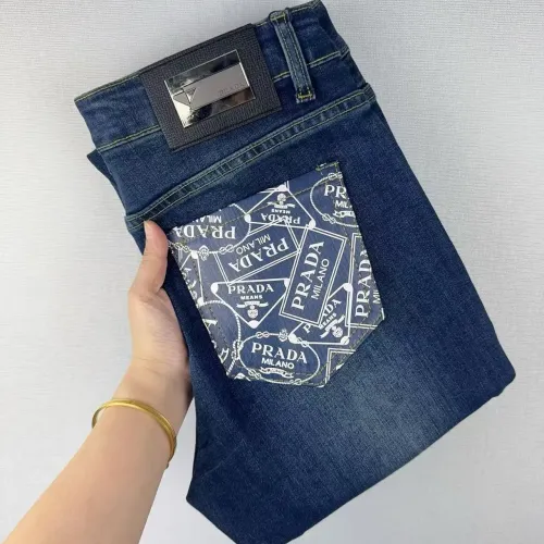 Wholesale Prada Jeans For Men #1458045 $48.00 USD, Wholesale Quality Replica Prada Jeans