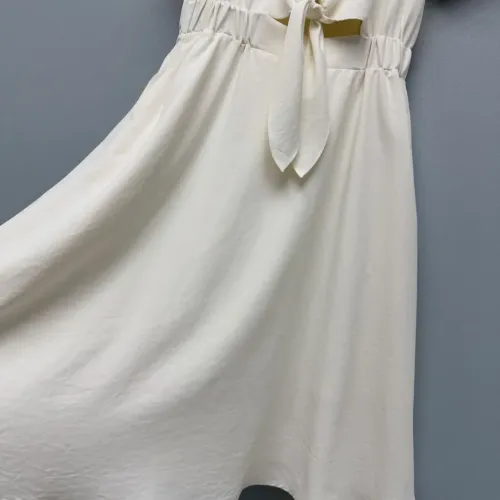 Replica MIU MIU Dresses Short Sleeved For Women #1458087 $118.00 USD for Wholesale