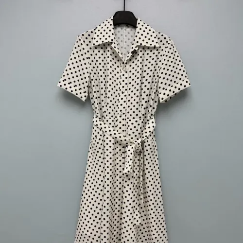 Wholesale Prada Dresses Short Sleeved For Women #1458089 $118.00 USD, Wholesale Quality Replica Prada Dresses