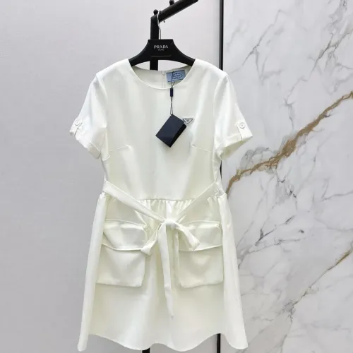 Wholesale Prada Dresses Short Sleeved For Women #1458097 $76.00 USD, Wholesale Quality Replica Prada Dresses