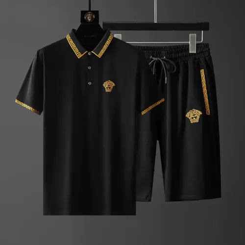 Wholesale Versace Tracksuits Short Sleeved For Men #1458104 $68.00 USD, Wholesale Quality Replica Versace Tracksuits