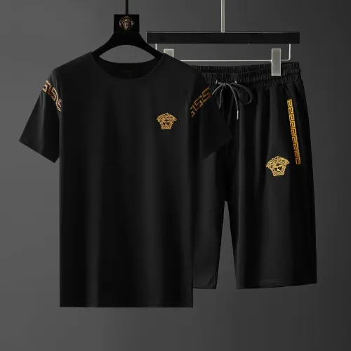 Wholesale Versace Tracksuits Short Sleeved For Men #1458105 $64.00 USD, Wholesale Quality Replica Versace Tracksuits