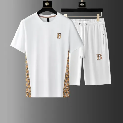 Wholesale Burberry Tracksuits Short Sleeved For Men #1458109 $68.00 USD, Wholesale Quality Replica Burberry Tracksuits