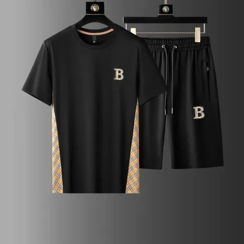 Wholesale Burberry Tracksuits Short Sleeved For Men #1458110 $68.00 USD, Wholesale Quality Replica Burberry Tracksuits