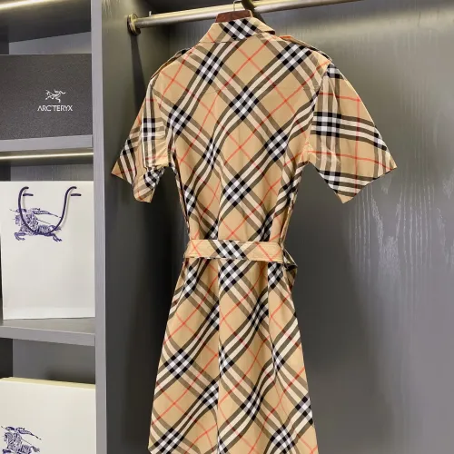 Replica Burberry Dresses Short Sleeved For Women #1458122 $88.00 USD for Wholesale