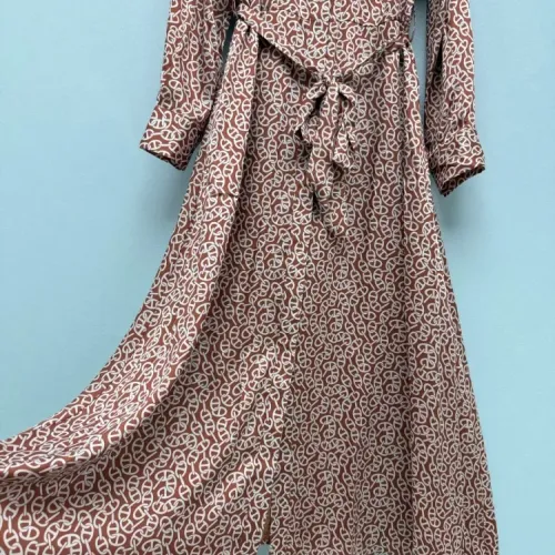 Replica Hermes Dresses Short Sleeved For Women #1458123 $192.00 USD for Wholesale