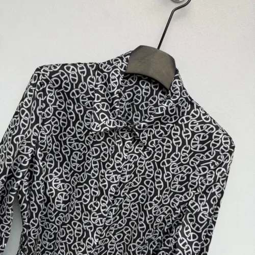 Replica Hermes Dresses Short Sleeved For Women #1458124 $192.00 USD for Wholesale