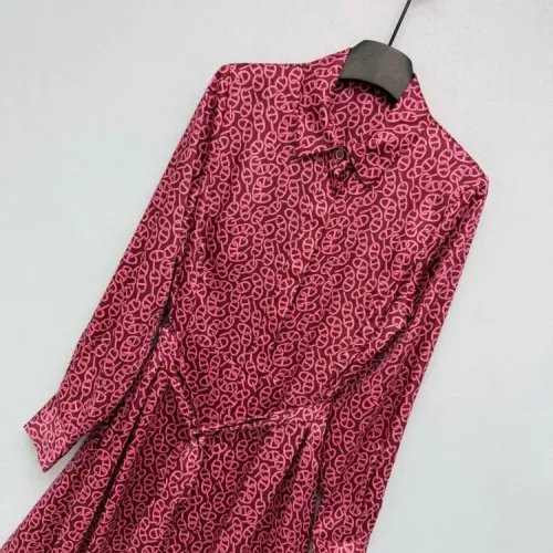 Replica Hermes Dresses Short Sleeved For Women #1458125 $192.00 USD for Wholesale
