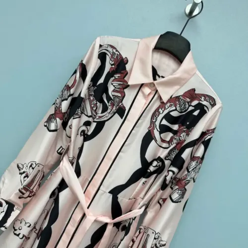Replica Hermes Dresses Short Sleeved For Women #1458126 $192.00 USD for Wholesale