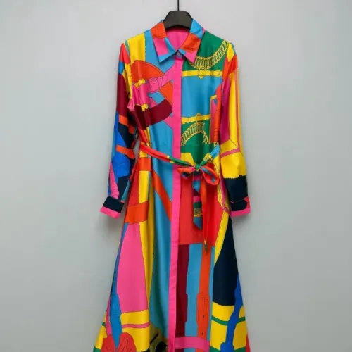 Wholesale Hermes Dresses Short Sleeved For Women #1458127 $192.00 USD, Wholesale Quality Replica Hermes Dresses
